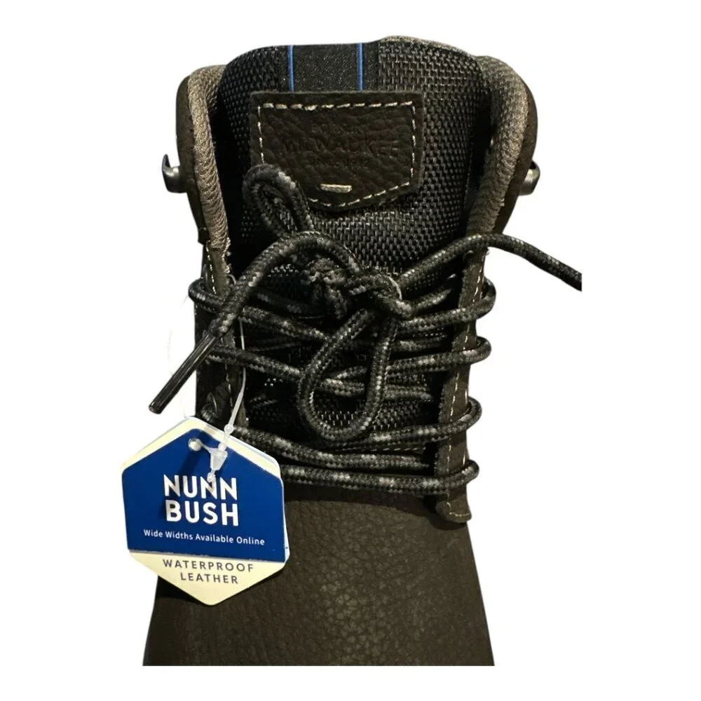 Nunn Bush Men’s Luxor Waterproof Plain Toe Chukka Boot | Charcoal | Size 7.5 M